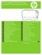 HP Color LaserJet CP1510 Printer series Quick start guide