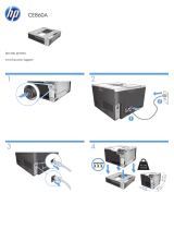 HP Color LaserJet Enterprise CP5525 Printer series Installation guide