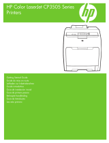 HP Color LaserJet CP3505 Printer series Quick start guide