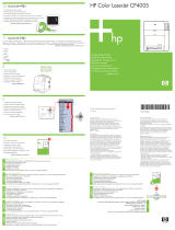 HP Color LaserJet CP4005 Printer series Quick start guide