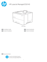 HP LaserJet Managed E50145 Serie Installation guide