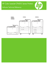HP Color LaserJet CP6015 Printer series User manual