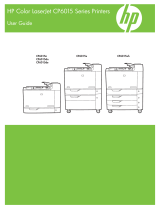 HP Color LaserJet CP6015 Printer series User guide