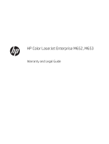HP Color LaserJet Enterprise M652 series User guide
