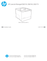 HP LaserJet Managed E60155 series Installation guide