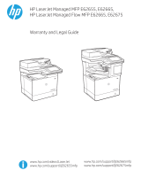 HP LaserJet Managed MFP E62675 series User guide