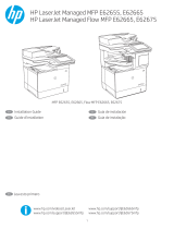 HP LaserJet Managed MFP E62665 series Installation guide