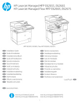HP LaserJet Managed MFP E62655 series Installation guide
