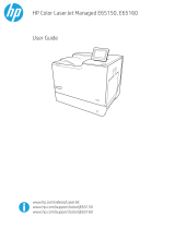 HP Color LaserJet Managed E65150 series User guide