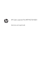 HP Color LaserJet Pro M280-M281 Multifunction Printer series User guide