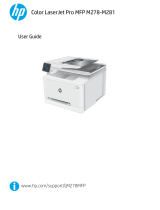 HP Color LaserJet Pro M280-M281 Multifunction Printer series User guide