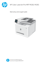 HP Color LaserJet Pro M282-M285 Multifunction Printer series User guide