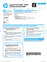 HP LaserJet Pro M201 series Installation guide