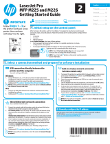 HP LaserJet Pro MFP M226 series Quick start guide