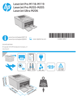 HP LaserJet Pro M118-M119 series Reference guide