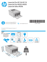 HP LaserJet Pro M203 Printer series Reference guide