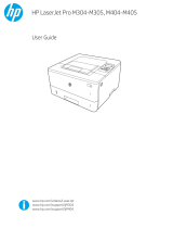 HP LaserJet Pro M405 Owner's manual