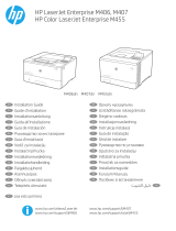 HP LaserJet Enterprise M406 series Installation guide