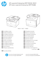 HP LaserJet Enterprise MFP M430 series Installation guide