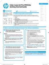 HP Color LaserJet Pro M452 series User manual