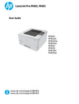 HP LaserJet Pro M402-M403 n-dn series User guide