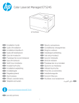 HP Color LaserJet Managed E75245 Printer series Installation guide