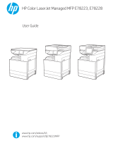 HP Color LaserJet Managed MFP E78223-E78228 series User guide