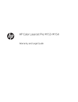 HP Color LaserJet Pro M153-M154 Printer series User guide