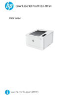 HP Color LaserJet Pro M153-M154 Printer series User guide