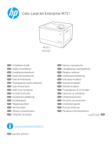 HP Color LaserJet Enterprise M751 Printer series Installation guide