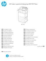 HP Color LaserJet Enterprise MFP M776 series Installation guide