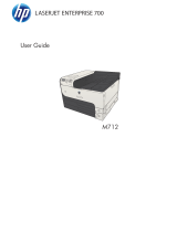 HP LaserJet Enterprise 700 Printer M712 series User guide