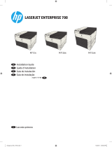 HP LaserJet Enterprise 700 Printer M712 series Installation guide