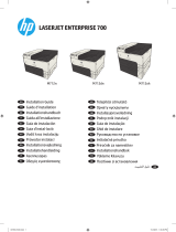 HP LaserJet Enterprise 700 Printer M712 series Installation guide