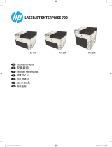 HP LaserJet Enterprise 700 Printer M712 series Installation guide