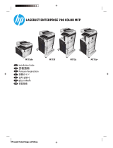 HP LaserJet Enterprise 700 color MFP M775 series Installation guide