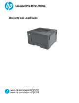 HP LaserJet Pro M701 series User guide