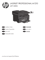 HP LaserJet Pro M1217nfw Multifunction Printer series Installation guide