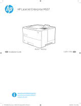 HP LaserJet Enterprise M507 series Installation guide