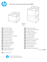 HP Color LaserJet Enterprise M856 Printer series Installation guide