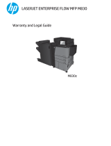 HP LaserJet Enterprise flow MFP M830 series User guide