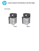 HP Color LaserJet Enterprise flow MFP M880 series User guide