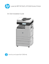 HP LaserJet MFP M72625-M72630 series Installation guide