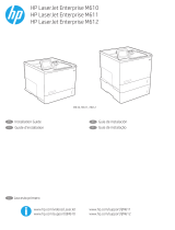 HP LaserJet Enterprise M610 series Installation guide