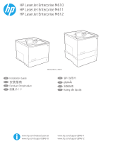 HP LaserJet Enterprise M612 series Installation guide