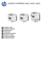 HP LaserJet Enterprise 600 Printer M602 series Installation guide