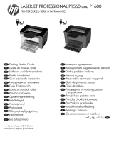 HP LaserJet Pro P1606 Printer series User manual