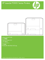 HP LaserJet P3005 Printer series Quick start guide