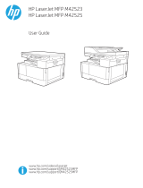 HP LaserJet MFP M42525 series User guide