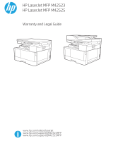 HP LaserJet MFP M42523 series User guide